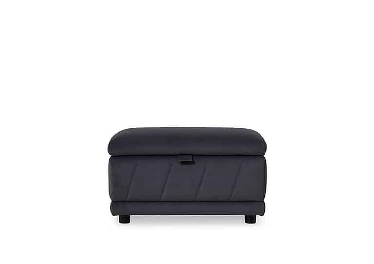 Genius Fabric Storage Footstool - Iron Grey