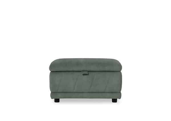 Genius Fabric Storage Footstool  Dexter Fern | Bed Sava