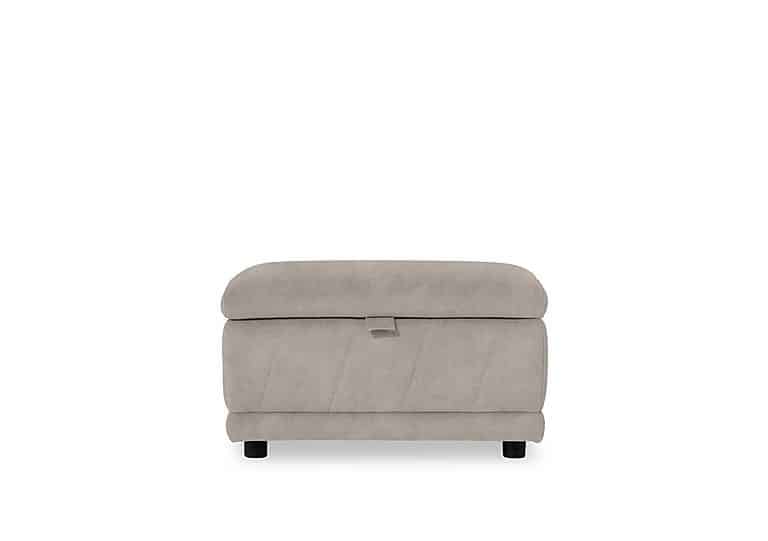 Genius Fabric Storage Footstool - Dexter Ivory