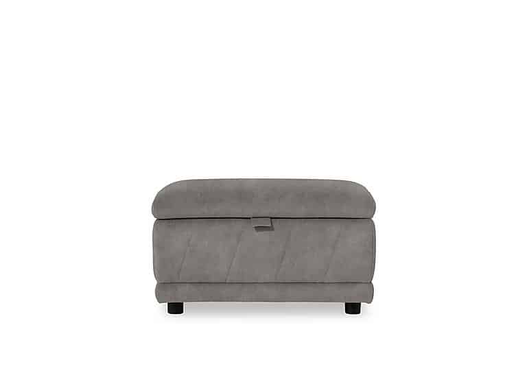 Genius Fabric Storage Footstool - Dexter Mocha