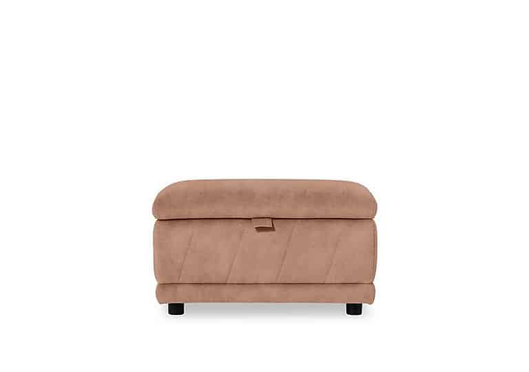 Genius Fabric Storage Footstool - Dexter Sand