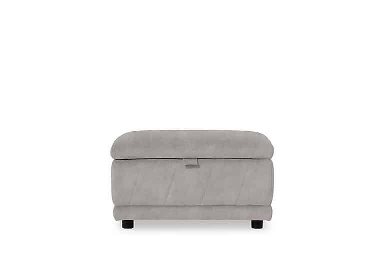 Genius Fabric Storage Footstool - Dexter Stone