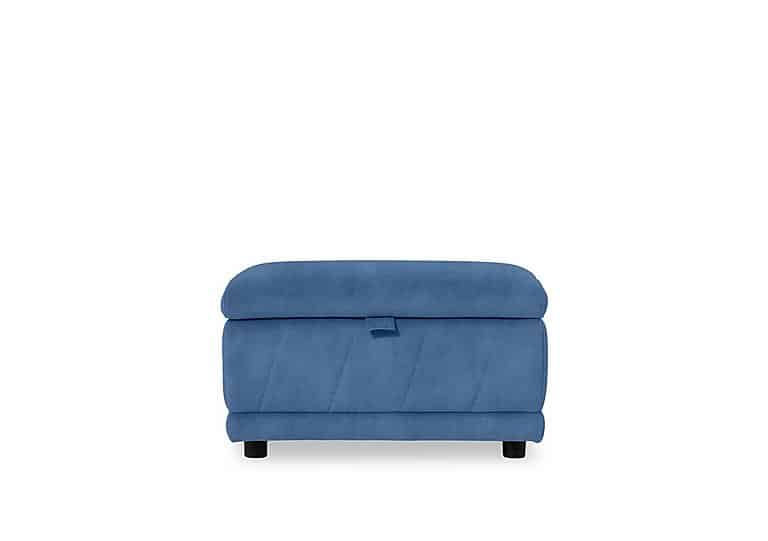 Genius Fabric Storage Footstool - Dexter Wave