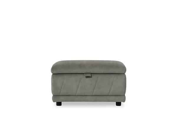 Genius Fabric Storage Footstool  Marble Stone | Bed Sava