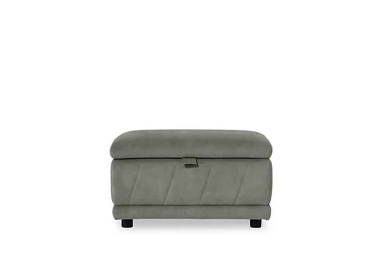 Genius Fabric Storage Footstool - Marble Stone