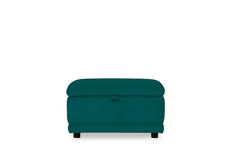 Genius Fabric Storage Footstool - Opulence Teal