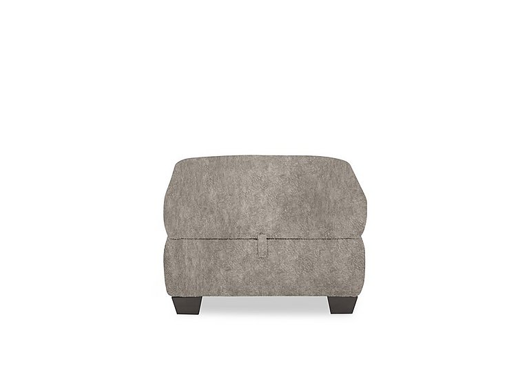 Hetty Fabric Storage Footstool - Mink