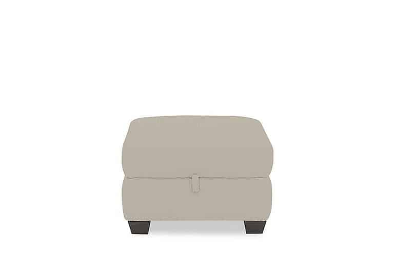 Hetty Fabric Storage Footstool - R32 Light Khaki