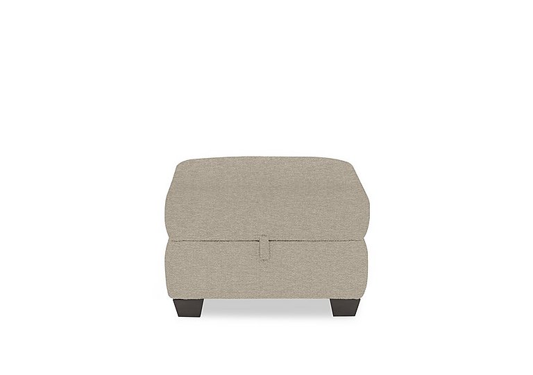 Hetty Fabric Storage Footstool - R28 Beige
