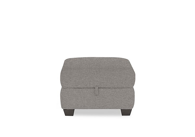 Hetty Fabric Storage Footstool - Wild Dove