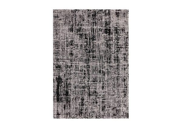 Kuza Abstract Rug  160cm x 230cm  Black | Bed Sava