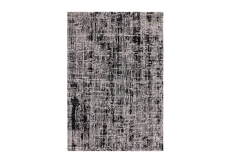 Kuza Abstract Rug  160cm x 230cm  Black | Bed Sava