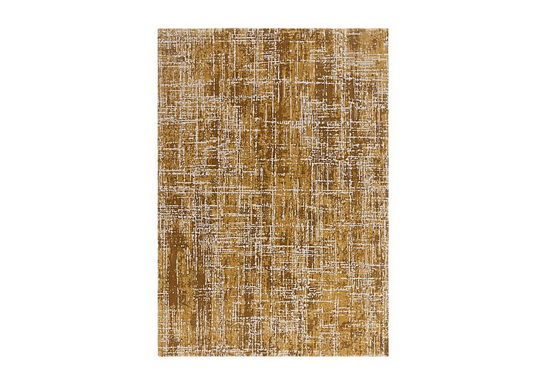 Kuza Abstract Rug  120cm x 170cm  Gold | Bed Sava