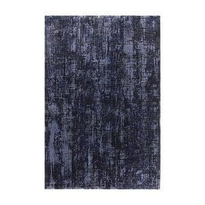 Kuza Abstract Rug  160cm x 230cm  Navy | Bed Sava