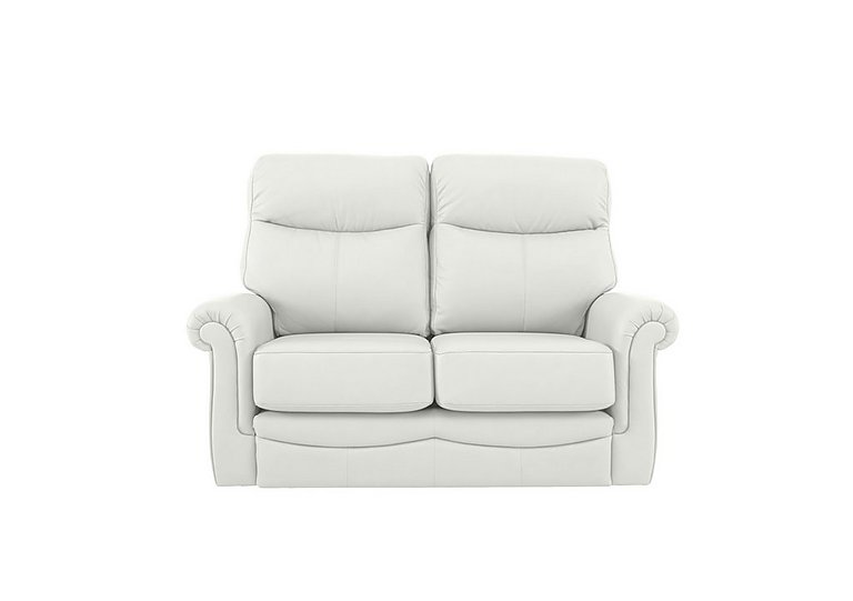 G Plan  Avon Small 2 Seater Leather Sofa  Oxford Chalk | Bed Sava