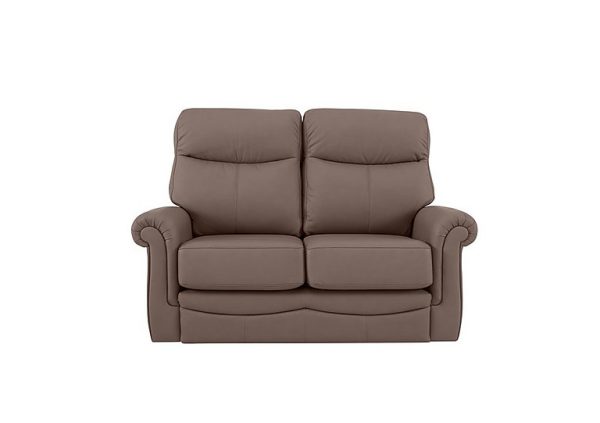 G Plan  Avon Small 2 Seater Leather Sofa  Oxford Chocloate | Bed Sava