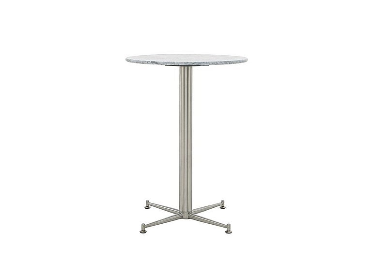 Cortina Round Bar Table - 70-cm - Carrara Marble