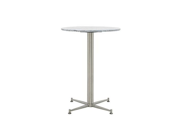Cortina Round Bar Table  80 cm  Carrara Marble | Bed Sava