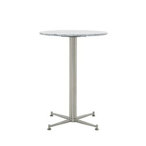 Cortina Round Bar Table  65 cm  Carrara Marble | Bed Sava