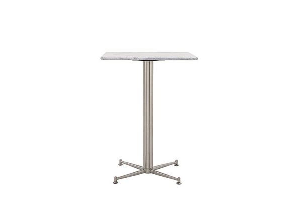Cortina Square Bar Table  60 cm  Carrara Marble | Bed Sava