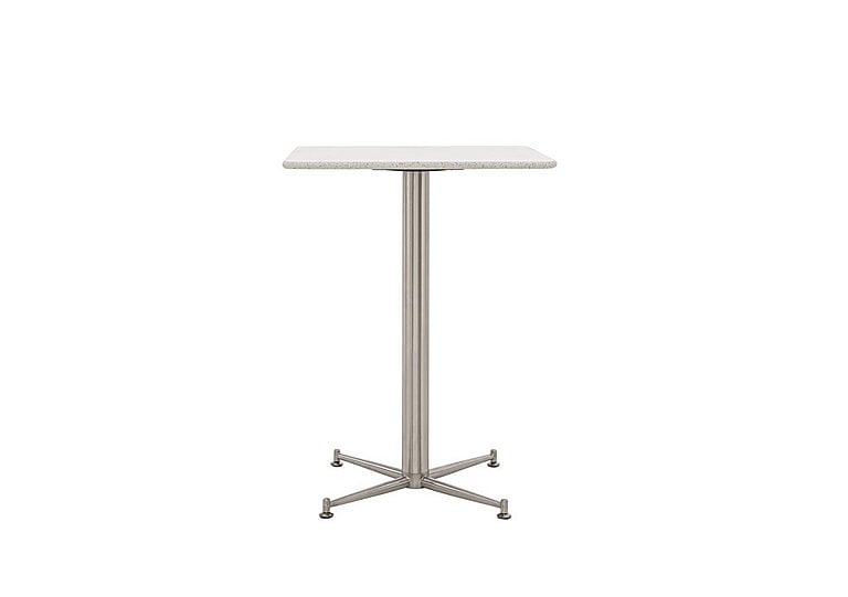 Cortina Square Bar Table - 60-cm - Starlight White Quartz