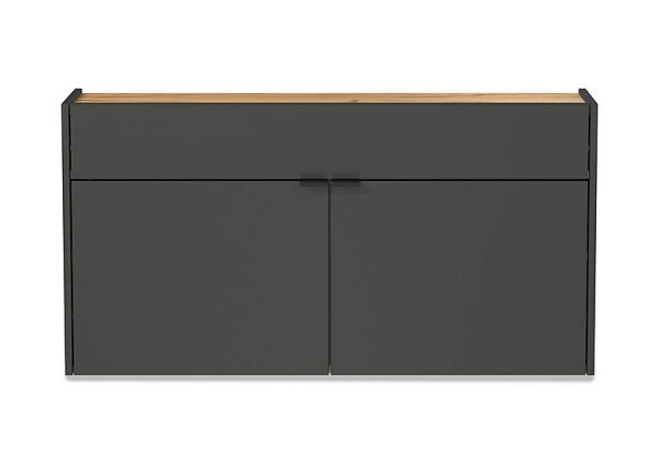 Ameca Wide Multipurpose Cabinet  Graphite | Bed Sava