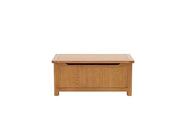 Atlantic Blanket Box  Oak | Bed Sava