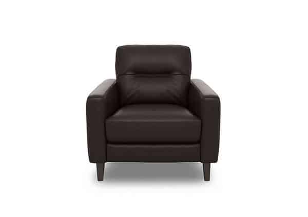 World of Leather  Jules BV Leather Chair  Dark Chocolate | Bed Sava