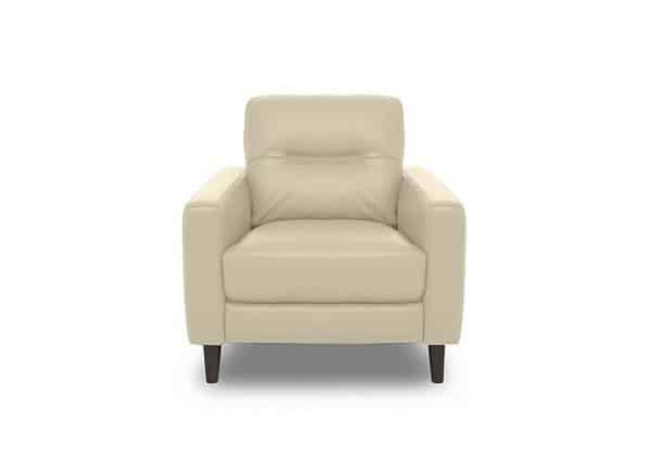 World of Leather  Jules BV Leather Power Recliner Chair  BV Bisque | Bed Sava