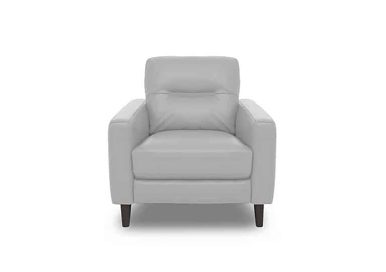 World of Leather - Jules HW Leather Power Recliner Chair - Grey