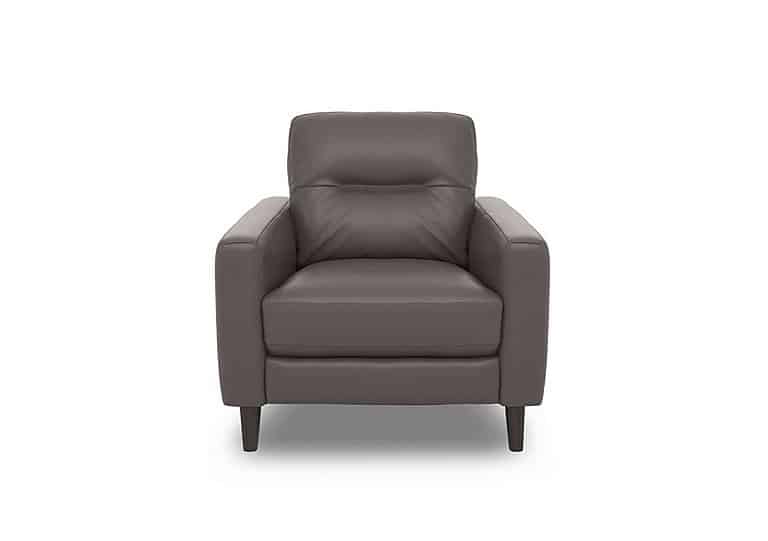 World of Leather - Jules HW Leather Power Recliner Chair - Elephant