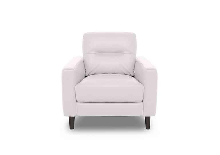 World of Leather - Jules HW Leather Power Recliner Chair - Star White