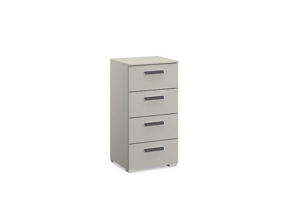 Rauch  Dante 4 Drawer Décor Narrow Chest  Champagne | Bed Sava