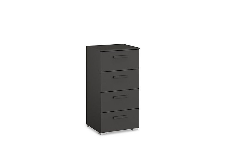 Rauch - Dante 4 Drawer Décor Narrow Chest - Graphite