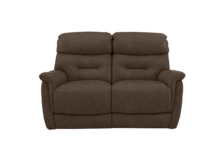 Chicago 2 Seater Fabric Battery Recliner Sofa - Dark Grey