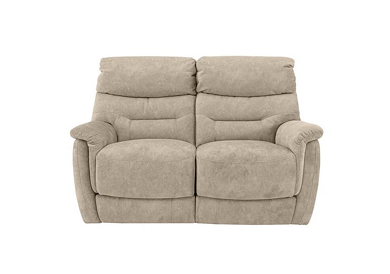 Chicago 2 Seater Fabric Battery Recliner Sofa - Cream