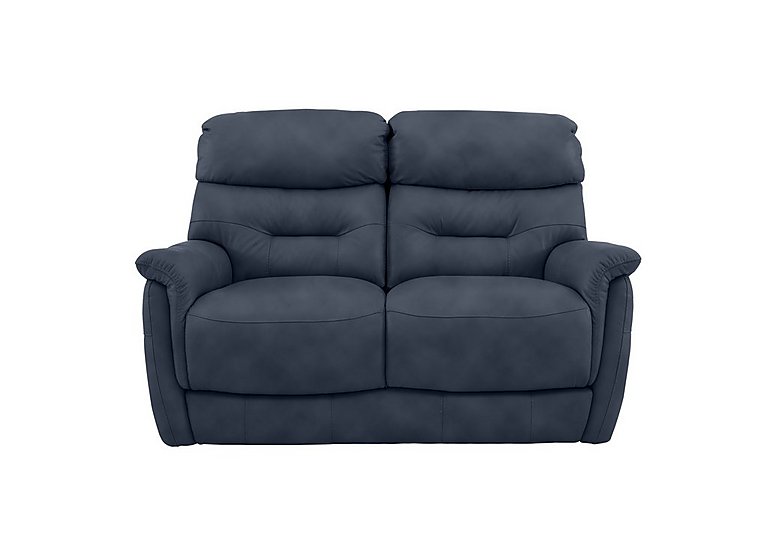 Chicago 2 Seater Fabric Sofa - R23 Blue