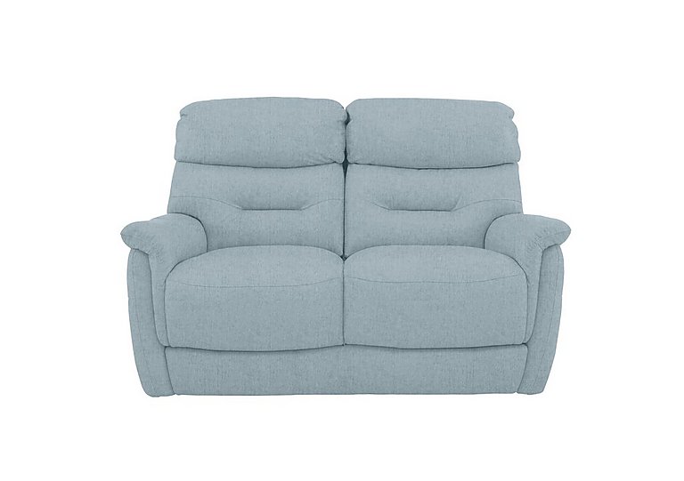 Chicago 2 Seater Fabric Sofa - Baby Blue