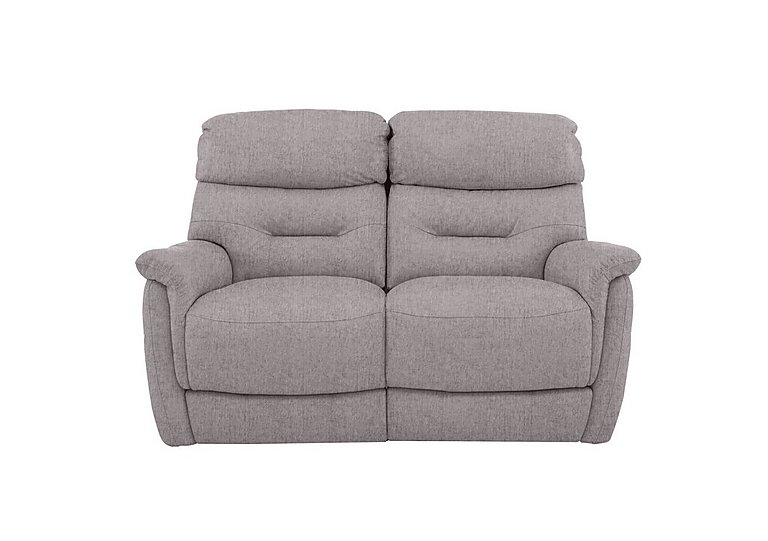 Chicago 2 Seater Fabric Battery Recliner Sofa - R27 Pewter