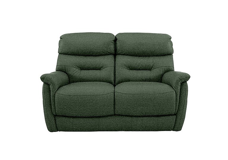Chicago 2 Seater Fabric Sofa - Moss Green