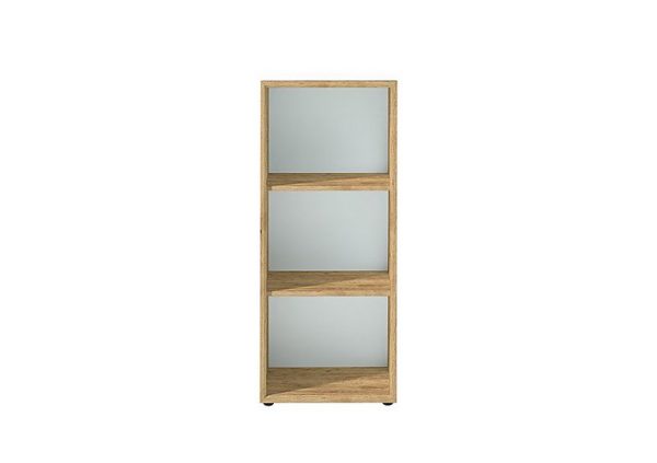 Alexi Filing Shelf  Oak  White | Bed Sava