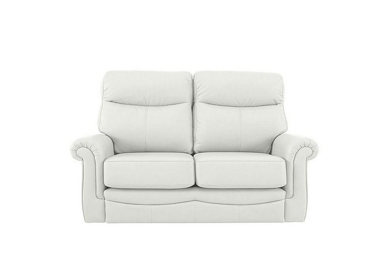 G Plan  Avon 2 Seater Leather Sofa  No Recliner  Oxford Chalk | Bed Sava