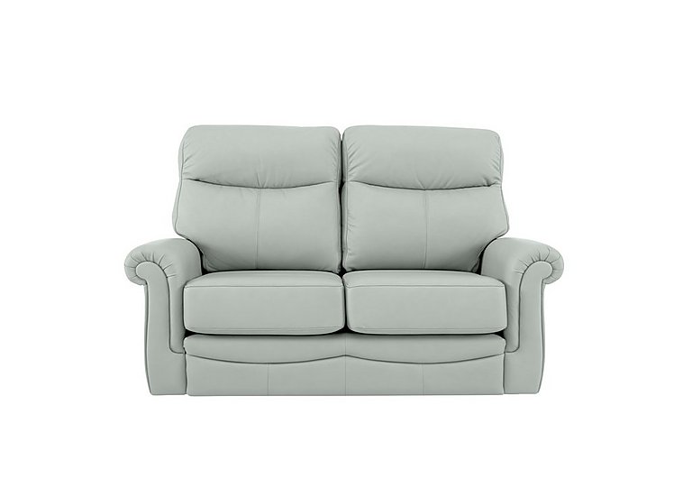 G Plan - Avon 2 Seater Leather Sofa - No Recliner - Cambridge Grey