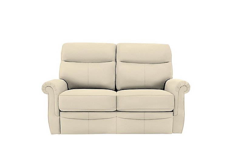 G Plan - Avon 2 Seater Leather Sofa - No Recliner - Cambridge Stone