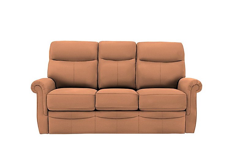 G Plan  Avon 3 Seater Leather Sofa  No Recliner  Texas Tan | Bed Sava