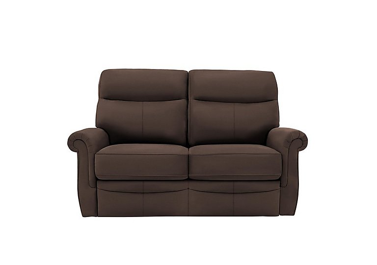 G Plan - Avon 2 Seater Leather Sofa - No Recliner - Capri Chocolate