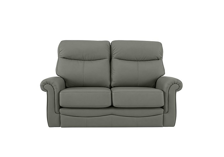 G Plan - Avon 2 Seater Leather Sofa - No Recliner - Capri Grey