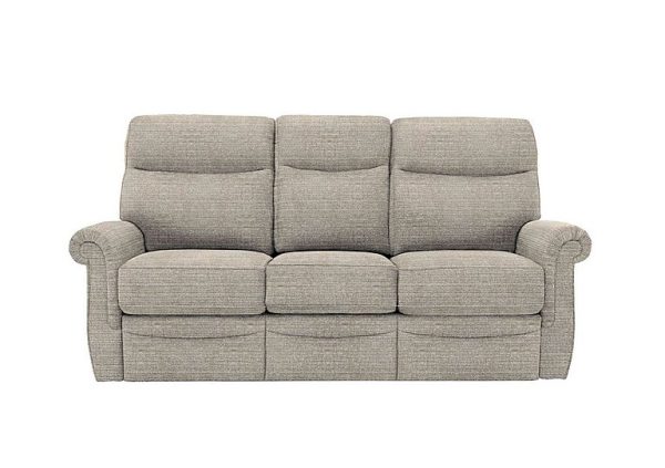 G Plan  Avon 3 Seater Fabric Power Recliner Sofa  Yarn Shale | Bed Sava