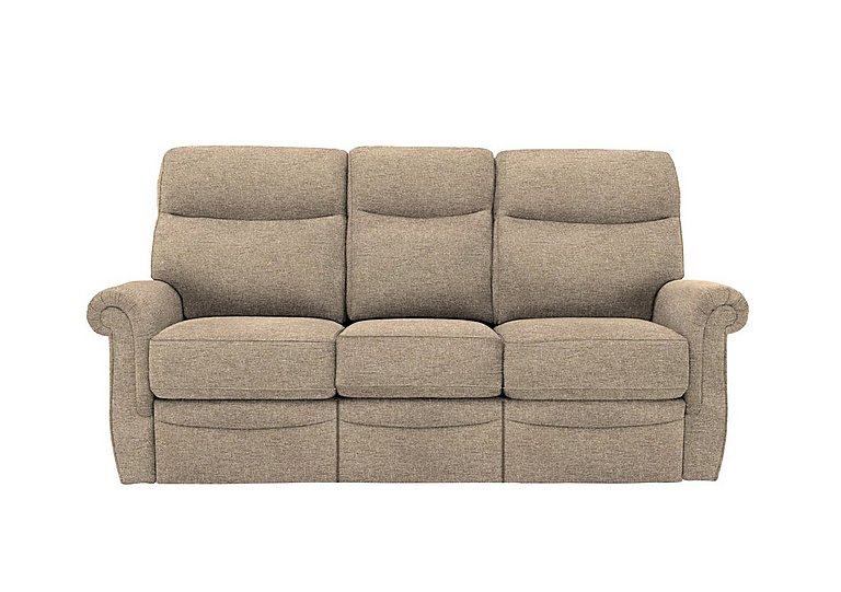 G Plan  Avon 3 Seater Fabric Manual Recliner Sofa  Dapple Sparrow | Bed Sava