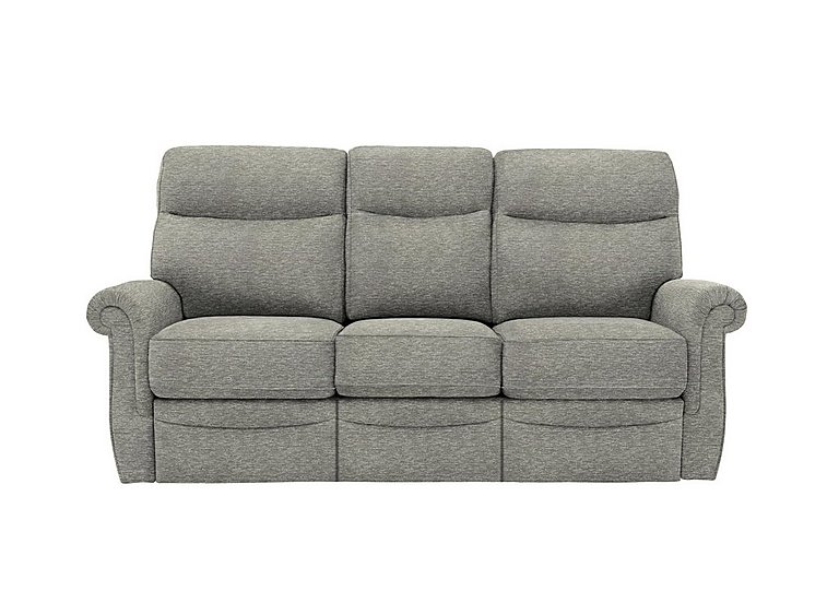 G Plan  Avon 3 Seater Fabric Manual Recliner Sofa  Mirage Powder | Bed Sava